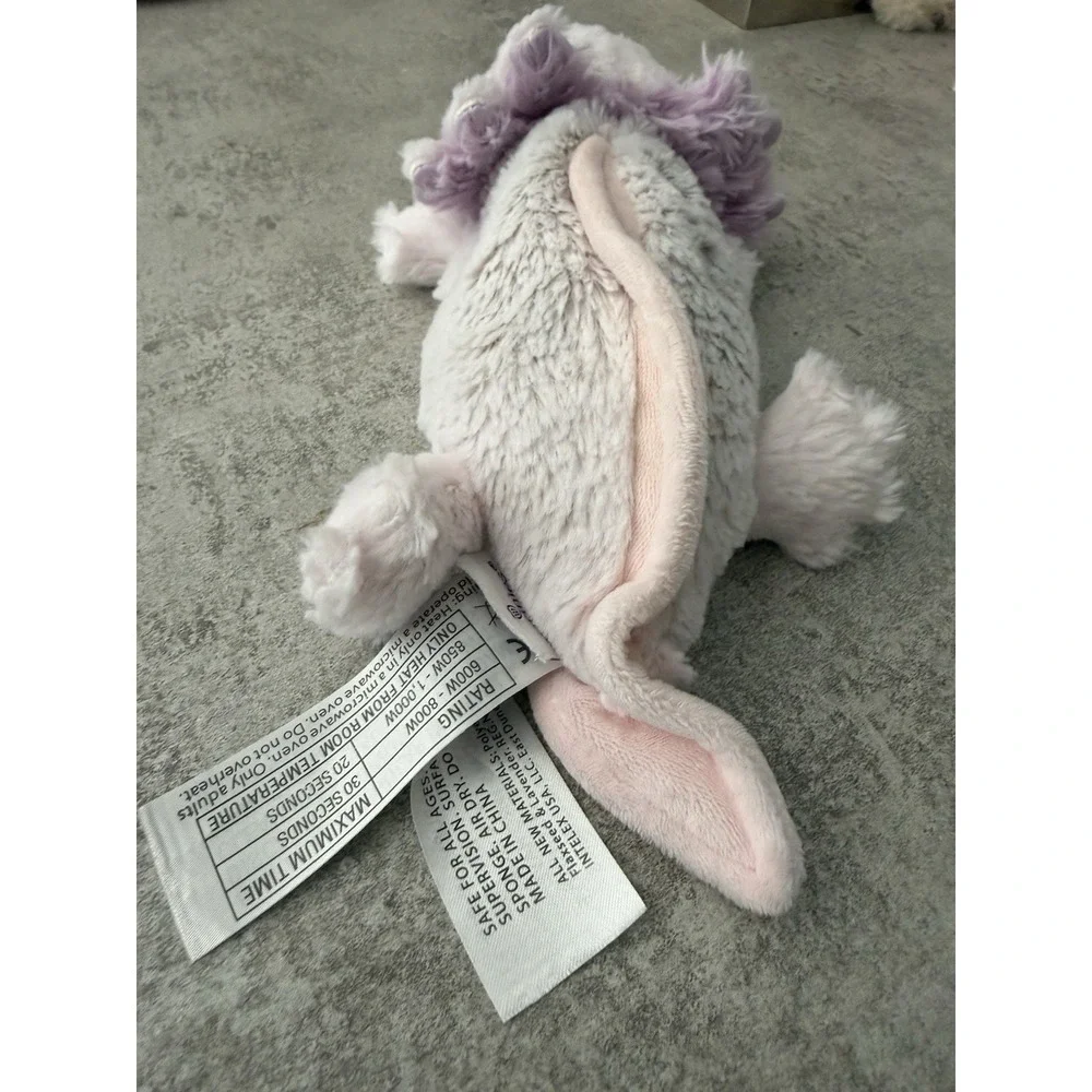 Warmies Cozy Plush - Axolotl Junior Mini Therapy Microwavable Heatable Toy Used‎